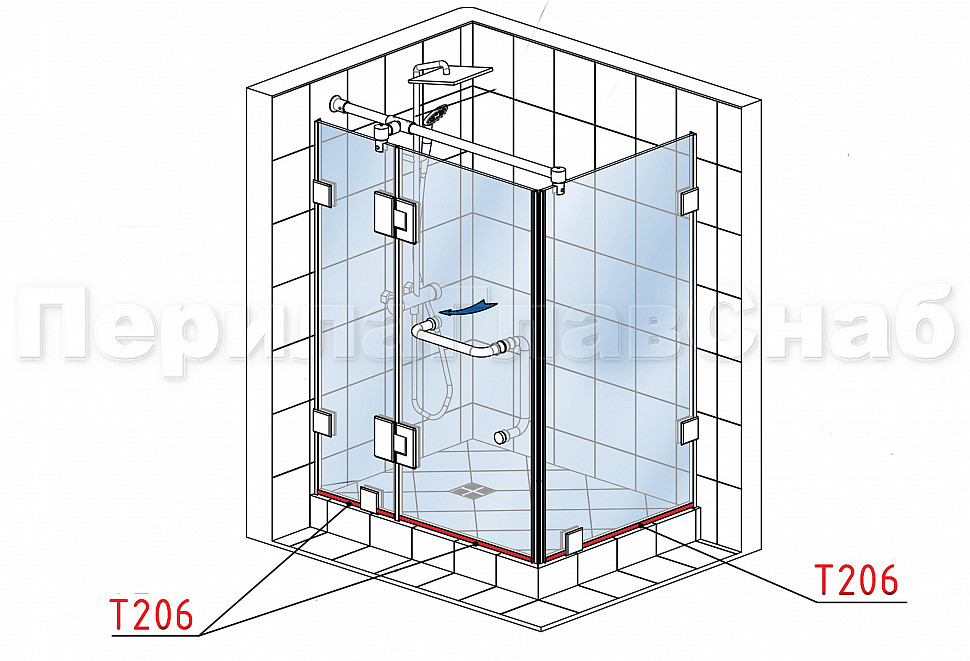 Уплотнитель для стекла 8мм, стена-стекло 2,2 м. - фото 2 - id-p74057331