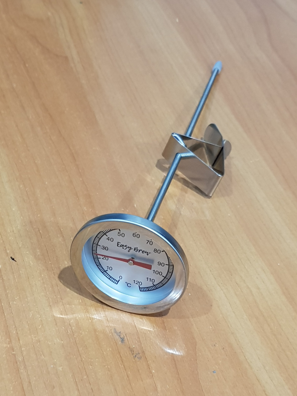 Термометр аналоговый с клипсой (0...110 °C), щуп 22, 11см