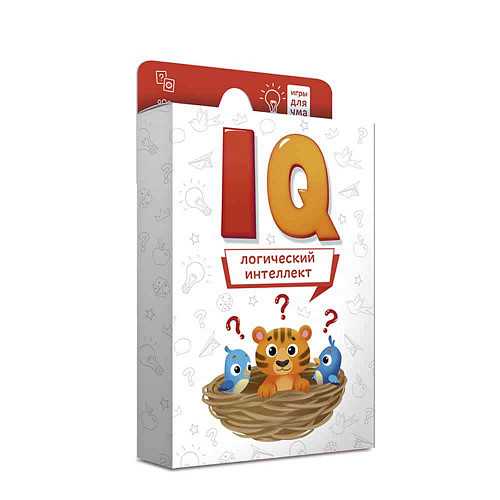 IQ Карточная игра LQ Логический интеллект, 40 карточек