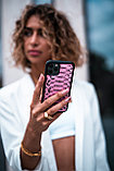 Чехол для телефона iPhone 12/12 Pro питон розовый, фото 7