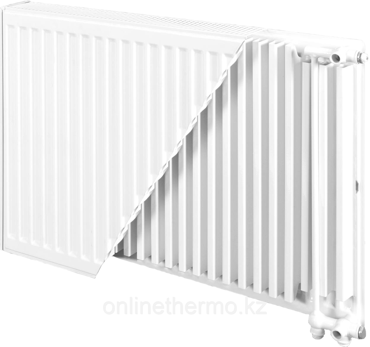 Радиатор стальной тип 22VK H300мм*L1200мм панельный Bjorne нижнее подключение, фото 1