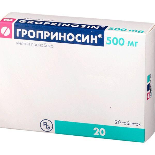 Гроприносин 500 мг №20 таб.
