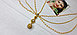 Тика - индийское украшение на голову, Золотистая, 1 шт, фото 4