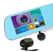 Зеркало на Андроид ЖК 5', GPS, камера регистратор