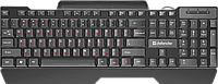 Клавиатура проводная Defender Search HB-790 RU,черный