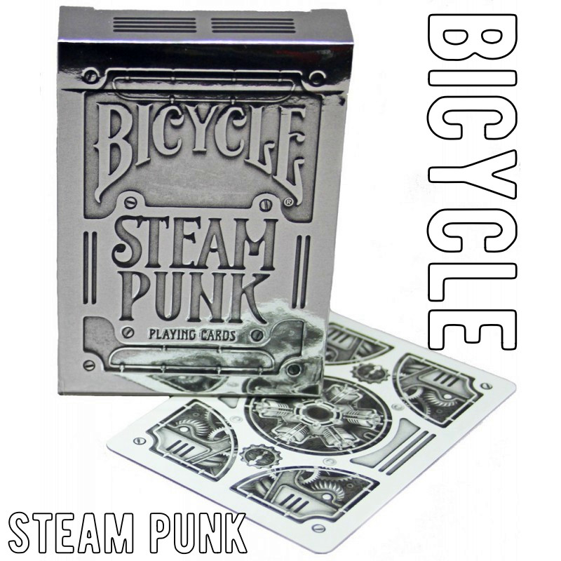Bicycle Silver Steampunk playing cards, фото 1