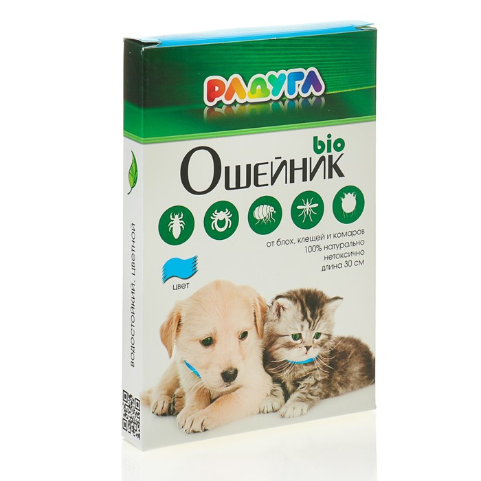 Био-ошейник для котят и щенков "Радуга" от блох и клещей