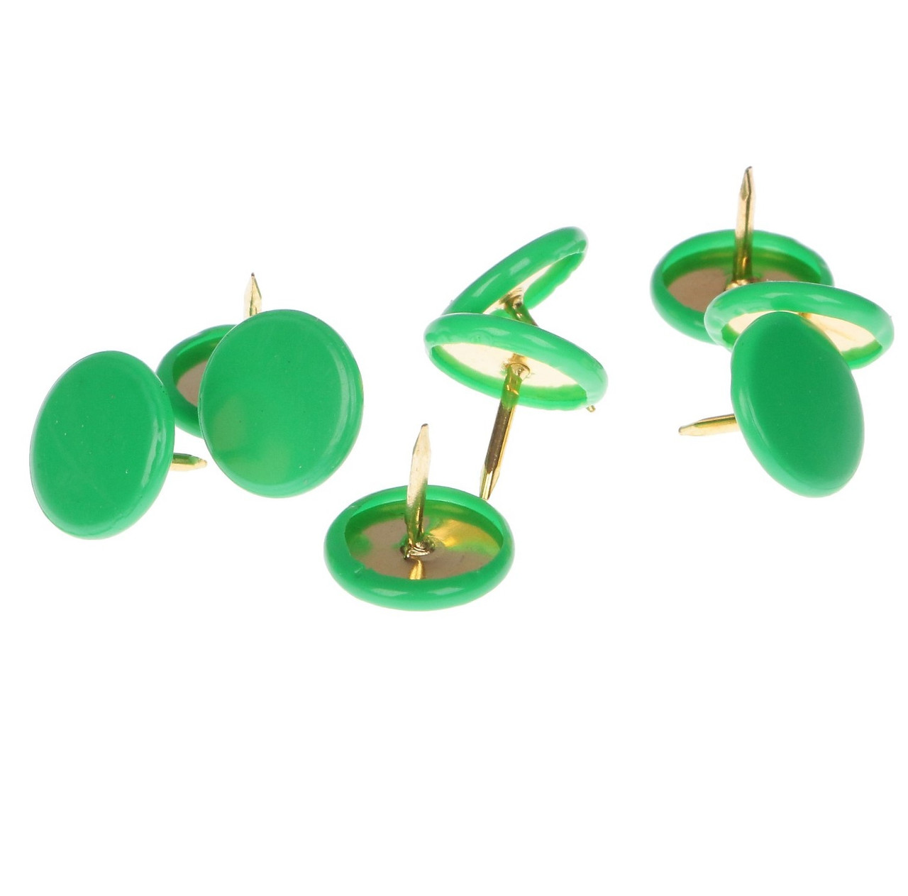 Набор декоративных гвоздиков "Зелёные" набор 100 шт 1х1х1 см, фото 1