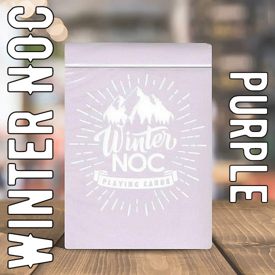 Winter NOC purple Playing Cards