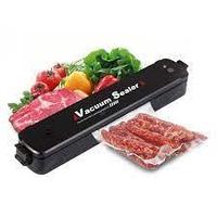 Вакуумный упаковщик продуктов для дома Vacuum Sealer (Черный)