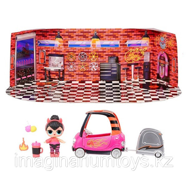Игровой набор LOL Surprise Машина с прицепом с куклой ЛОЛ и аксессуарами