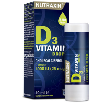 Витамин D3 для детей в каплях Nutraxin