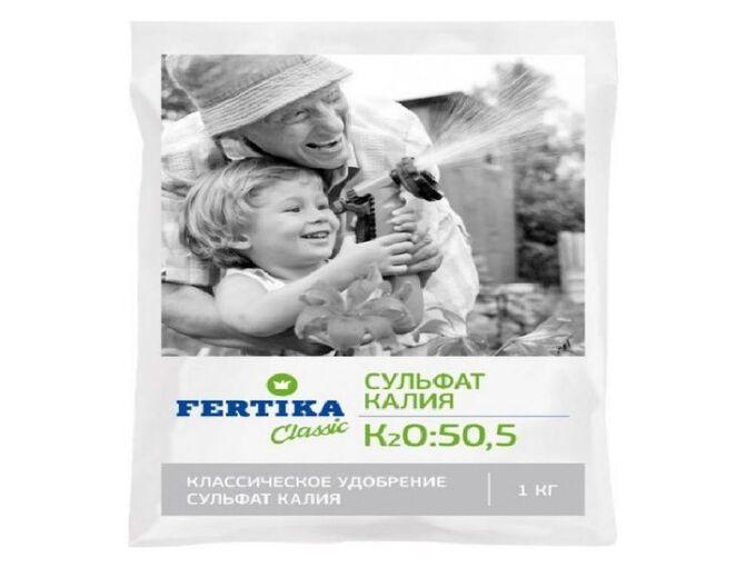 Удобрение ФЕРТИКА Сульфат калия 1кг /25, ФЕРТИКА