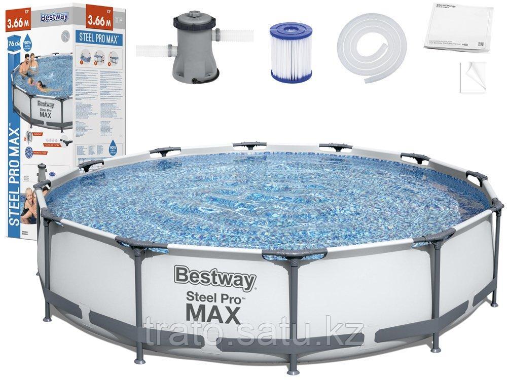 Каркасный бассейн Bestway366х76 с картриджным фильтром