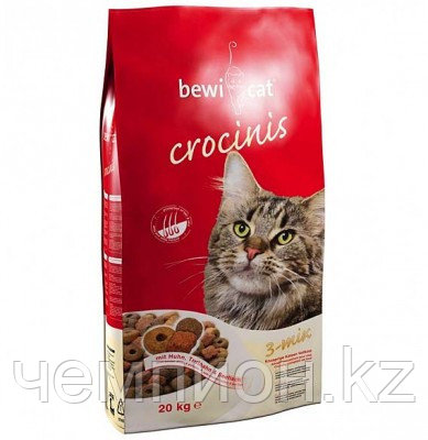 751 725 BEWI-CAT CROCINIS, Бэви Кэт, корм для очень привередливых кошек, весовой 1 кг.