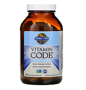 Garden of Life, Vitamin Code, мультивитамины из цельных продуктов для мужчин от 50 лет, 240 вегетарианских кап, фото 3