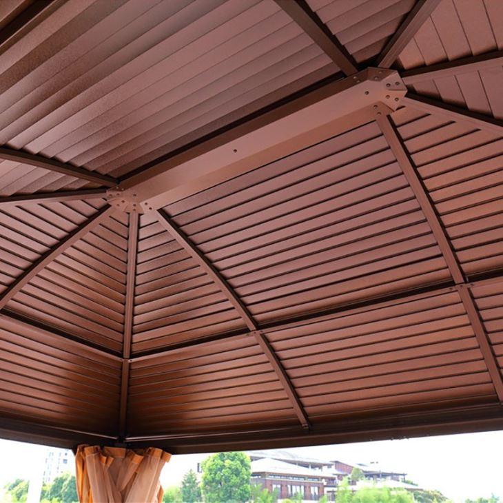 Шатер ЭЛИТ со стальной крышей и боковыми стенками + москитная сетка (3х4м) - фото 9 - id-p88134673