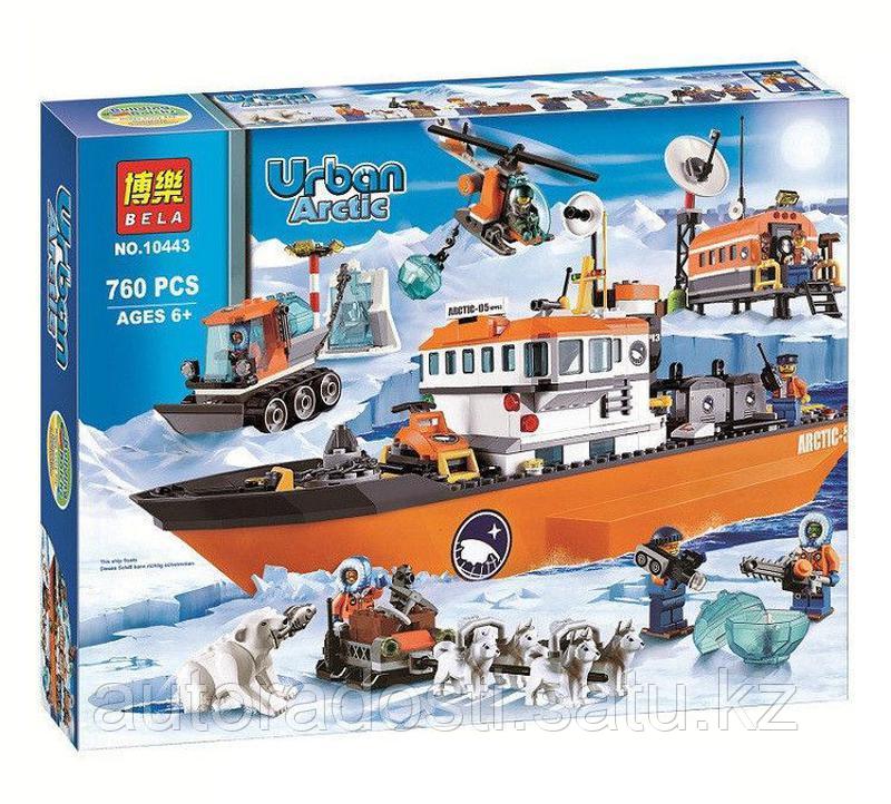Конструктор Bela 10443 Lego City 60062 "Арктический Ледокол"