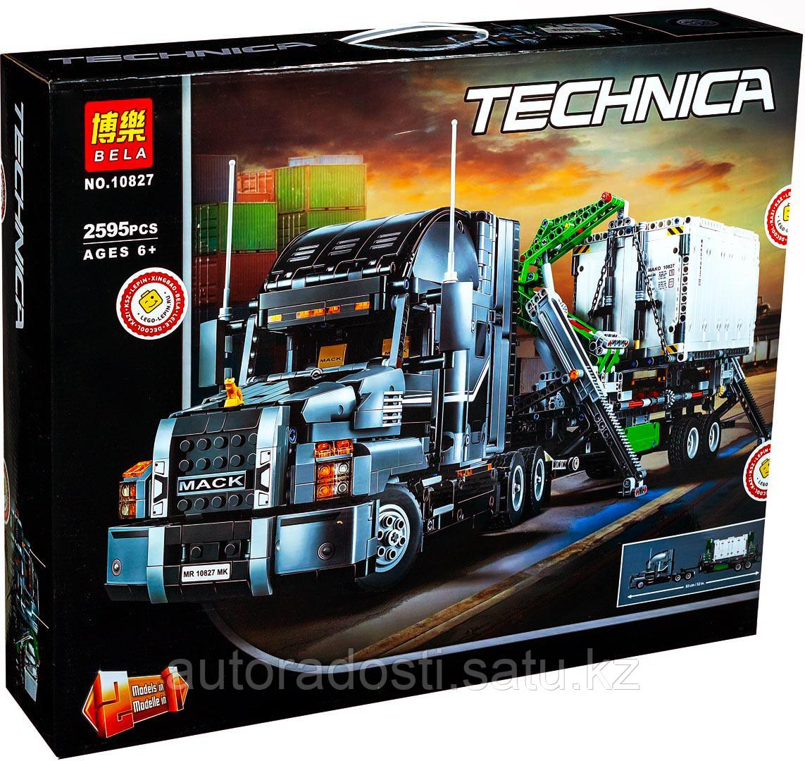 Конструктор Bela 10827 "Грузовик MACK Anthem" (аналог Lego Technic 42078), 2595 деталей