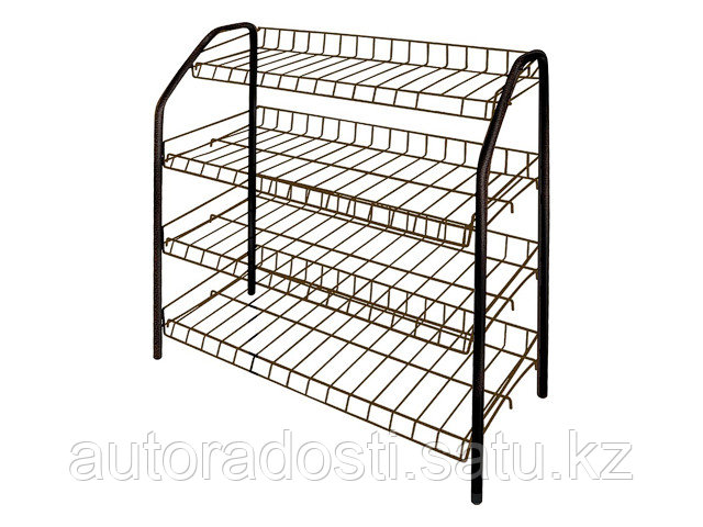 Этажерка для обуви 4-х секционная, 660х280х700 mm, медный антик NIKA ЭТ1/А - фото 1 - id-p88135372
