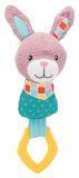 Trixie 36172 Junior "Кролик" с колечком Игрушка для собак полиэстер, пищащая, 23см.