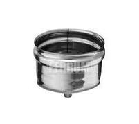 Заглушка внешняя для трубы (430/0,5мм) Ф115 Ferrum., фото 2