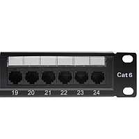 UTP Cat 6 патч-панель 24 порта-1U