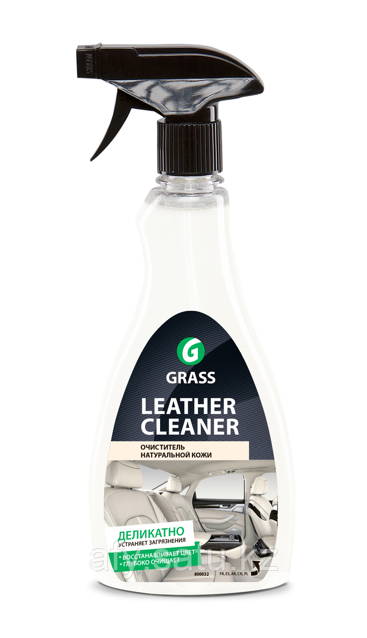 Очиститель-полироль кожи "Leather Cleaner" 500 мл Grass