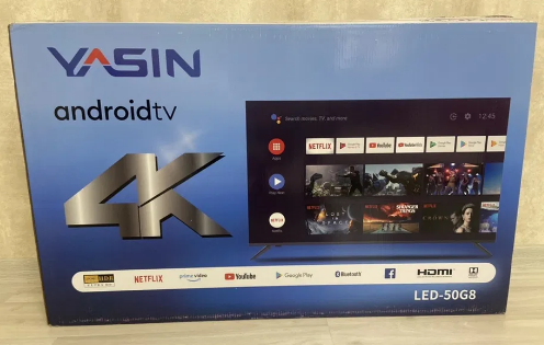 Телевизор YASIN LED-55G8000 SMART, WI-FI, Android TV 9.0 +голосовое управление - фото 2 - id-p87618516