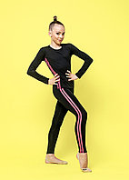 Футболка длин.рукав ASPIRATION RHT80Ox Grand Prix Цвет Черный+ фуксия Размер 12-13 Материал Полиамид