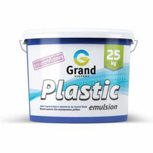 Краска водоэмульсионная Plastic emulsion эконом-класс 25кг