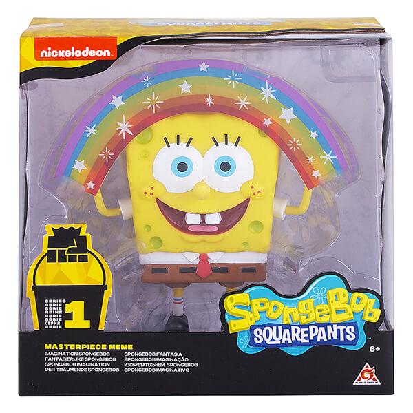 SpongeBob EU691001 Спанч Боб радужный мем коллекция 20 см пластиковый