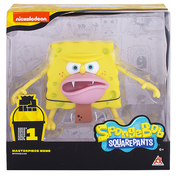 SpongeBob EU691002 Спанч Боб грубый мем коллекция 20 см пластиковый