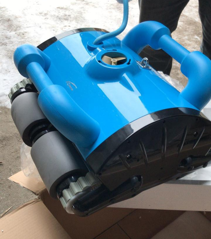 Робот пылесос IRobotec Light Blue iClaner 200 для бассейна (Кабель 25 м) - фото 5 - id-p75781502