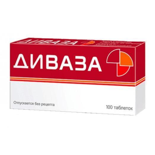 Диваза диспергируемые табл. в полости рта № 100