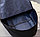 Городской рюкзак светоотражающий геометрический 0212 синий, фото 5