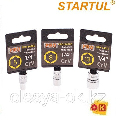 Головка 1/4" 4 мм. PRO STARTUL (PRO-54004)