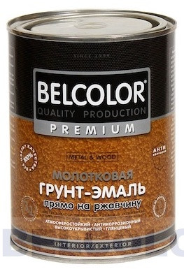 Грунт-эмаль BELKOLOR АУ-1356 Молотковая темно-корич., вишневая, светло-корич. по 2,5кг