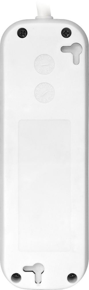 Удлинитель, DEFENDER, с заземлением E350 5.0 м, 3 розетки