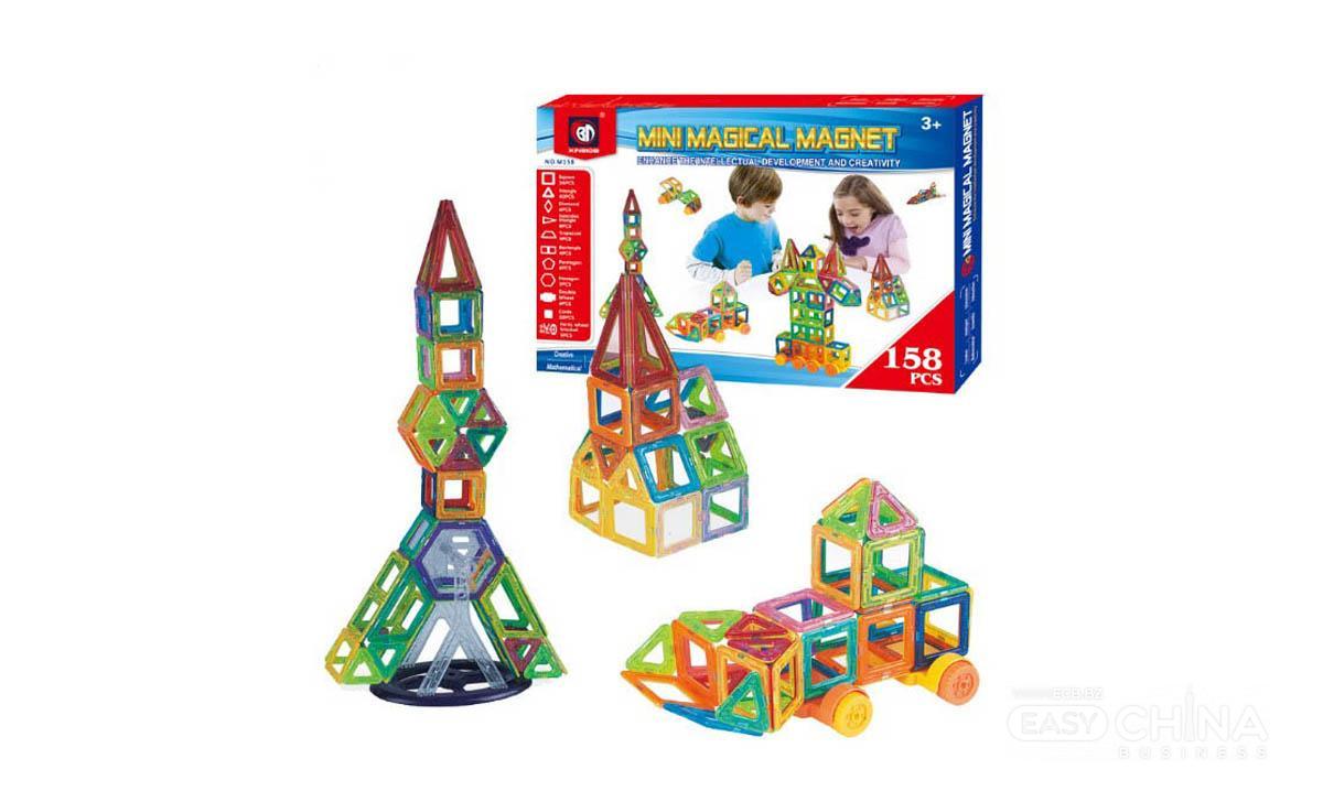 Детский конструктор Mini Magical Magnet 158 Деталей