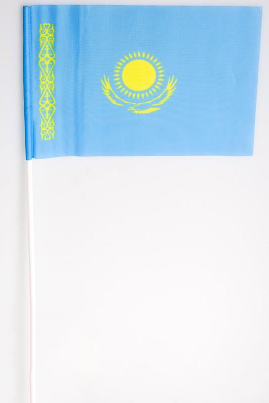 Флажок сувенирный "Казахстан" 29*19 см