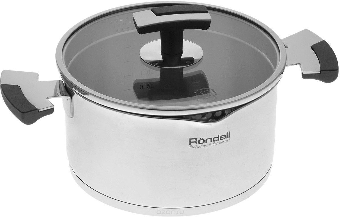 Кастрюля RONDELL Eskell с крышкой ( 18 см, 2.3 л)