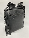 Мужская сумка-мессенджер через плечо "Cantlor" (высота 25 см, ширина 20 см, глубина 6 см), фото 4