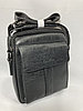 Мужская сумка-мессенджер через плечо"Cantlor". Высота 25 см, ширина 20 см, глубина 6 см.