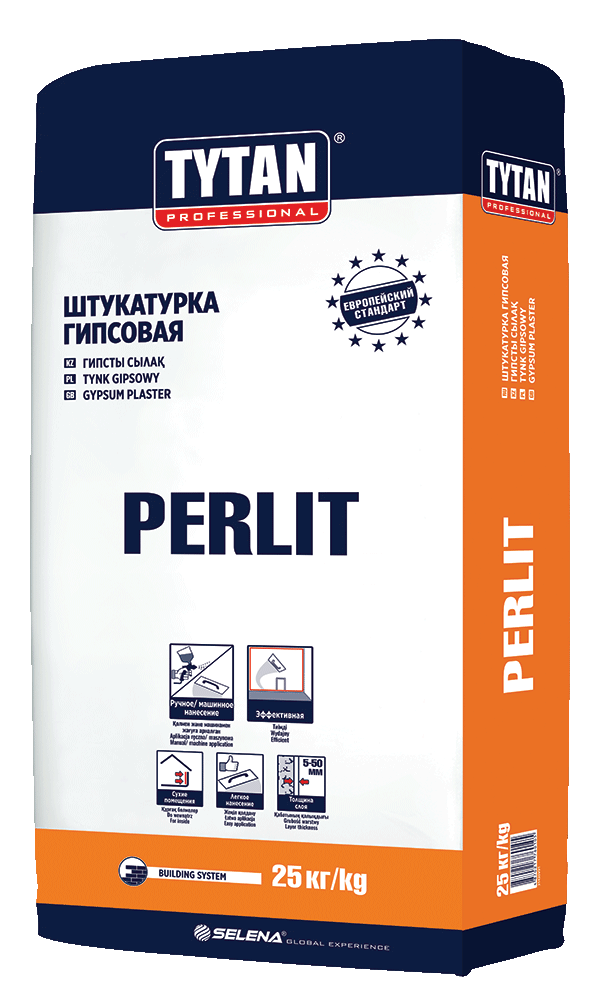 ШТУКАТУРКА ГИПСОВАЯ PERLIT - фото 1 - id-p88187808