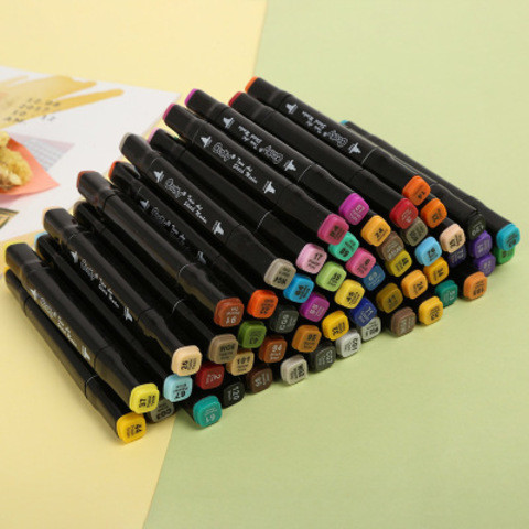 Набор маркеров 3D-TOUCH Twin Art в кейсе для скетчинга (Черный / 36 фломастеров) - фото 4 - id-p88195529