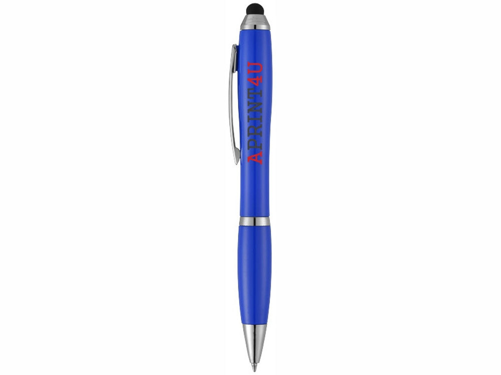 Ручка-стилус шариковая Nash, ярко-синий - фото 4 - id-p88196256
