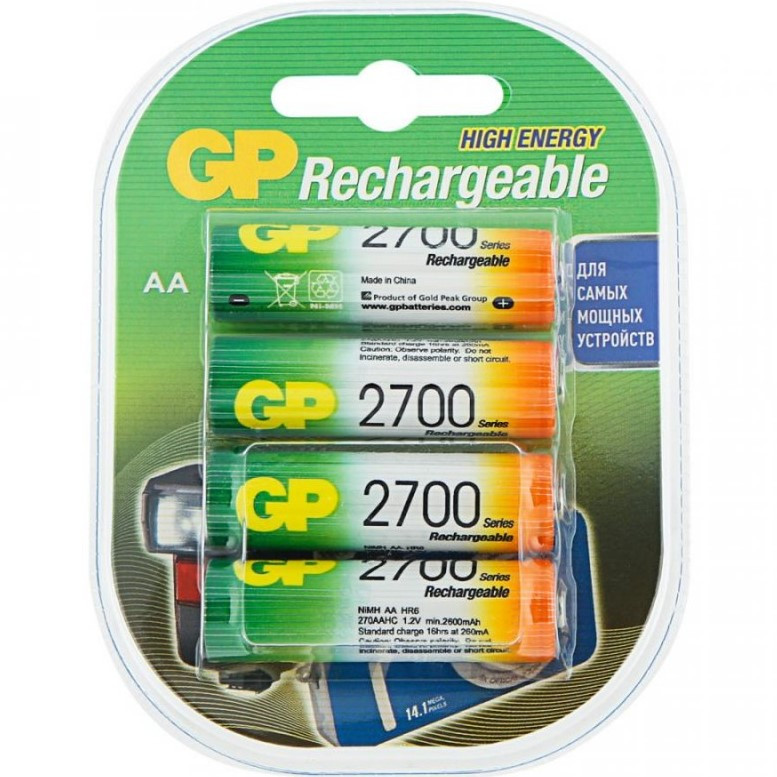 Аккумулятор Gp 2700 Aa Купить