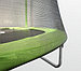 Батут ARLAND 6FT с внешней страховочной сеткой и лестницей (Light green), фото 4