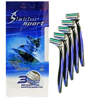 Набор одноразовых станков для бритья Slaider Sport, 5 шт
